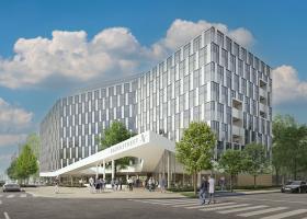 <p>The commercial and administrative complex in the heart of southern Budapest offers 17,000 m2 of office space in </p>